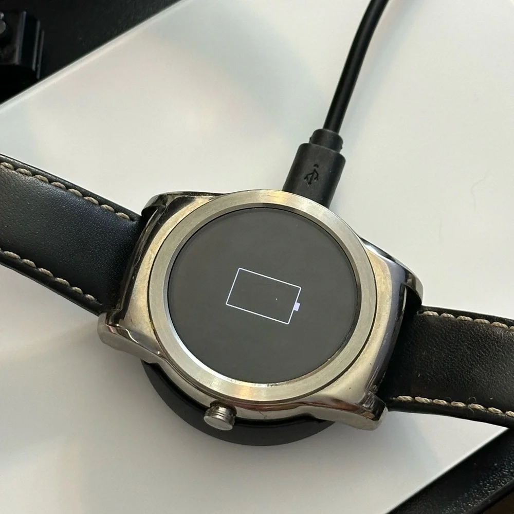 LG Silver/Black Smartwatch